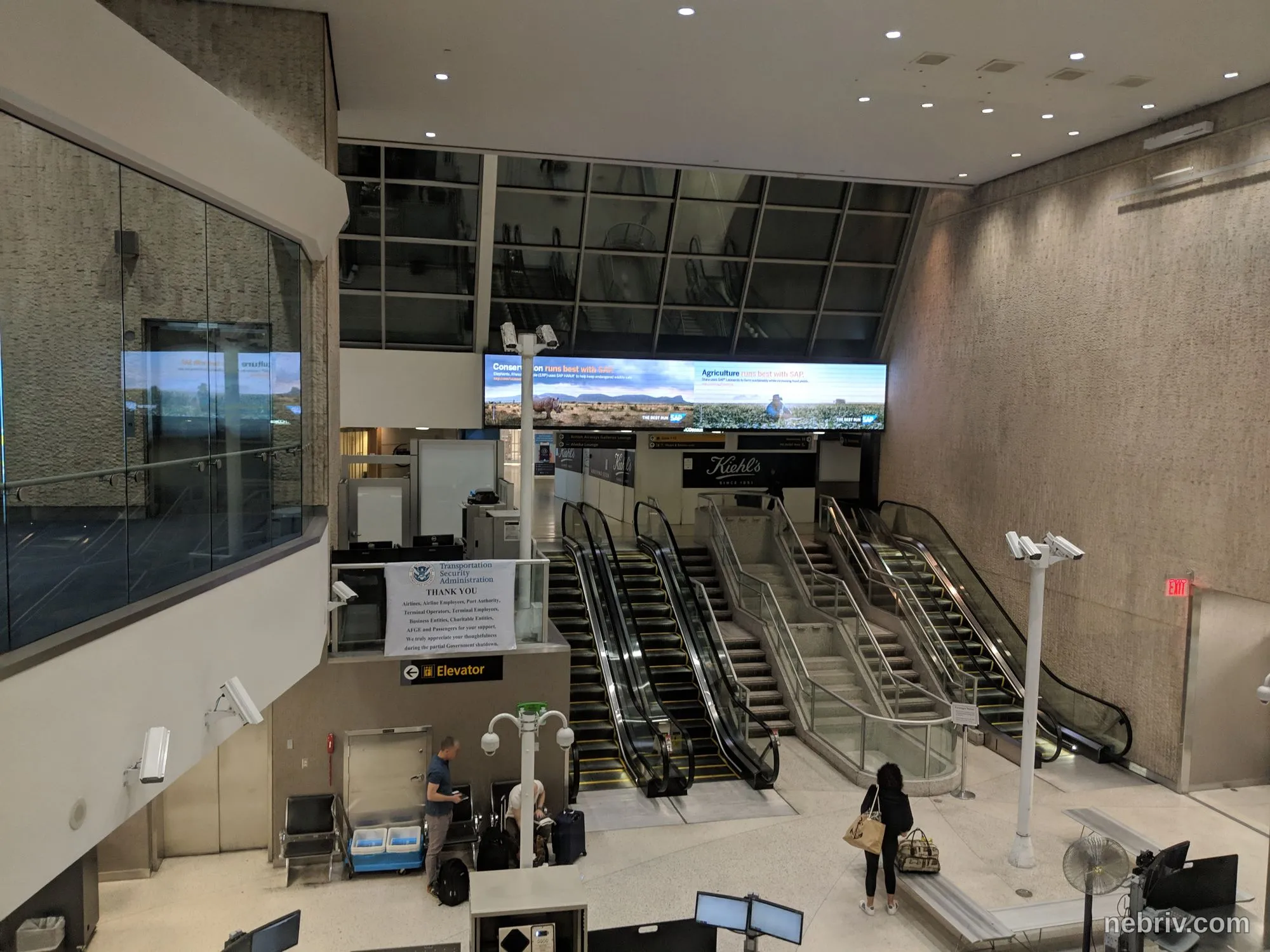 JFK at dawn