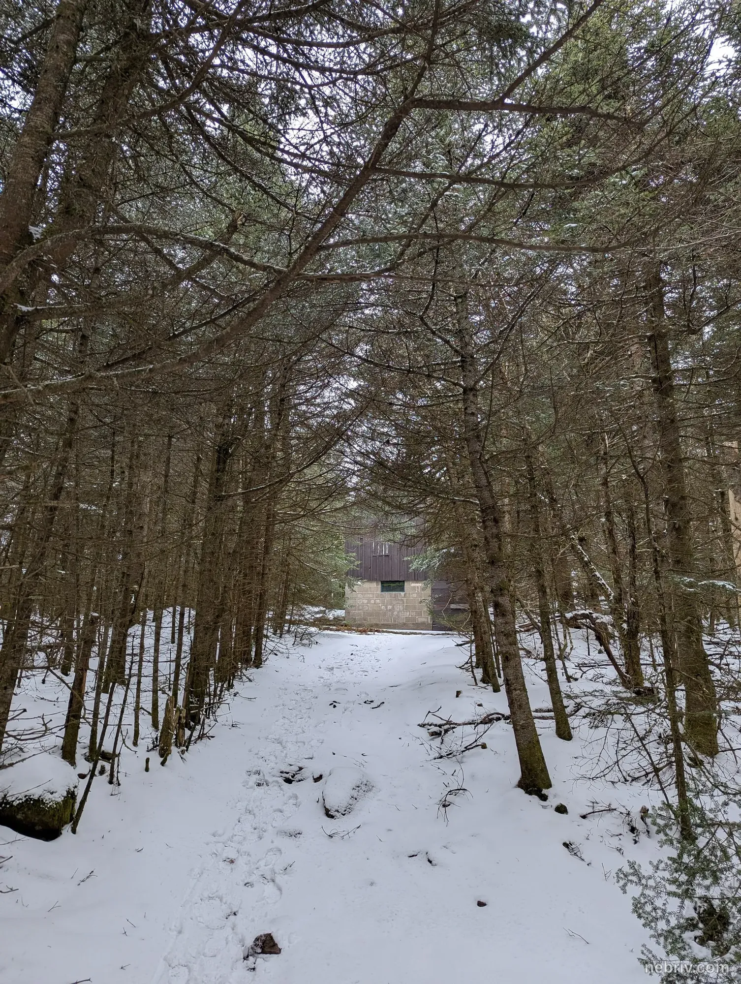 Photo of a map from Ben Virgilio with title Balsam Lake Mountain via Dry Brook Ridge Trail
