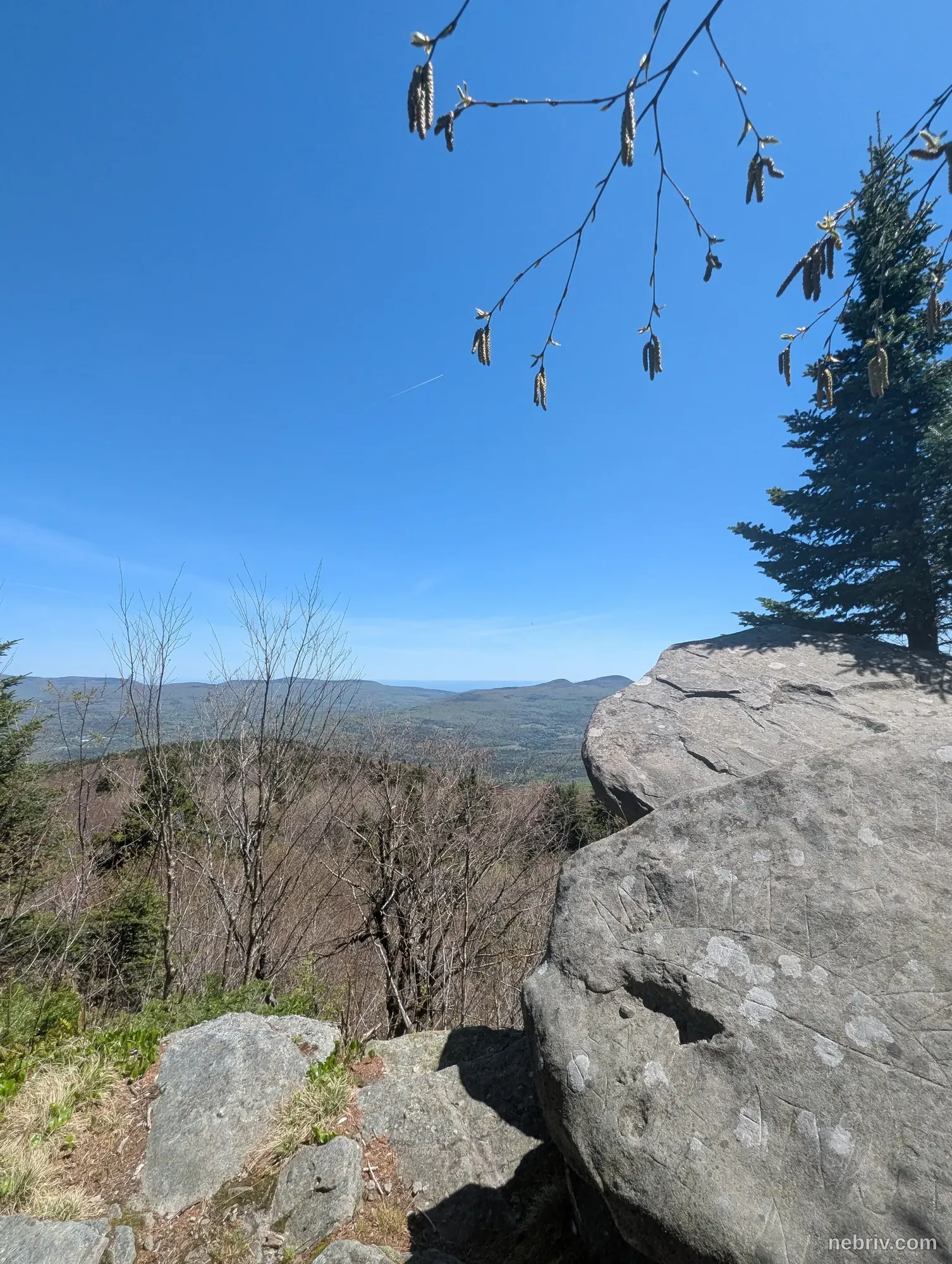 Photo of a map from Ben Virgilio with title Plateau Mountain