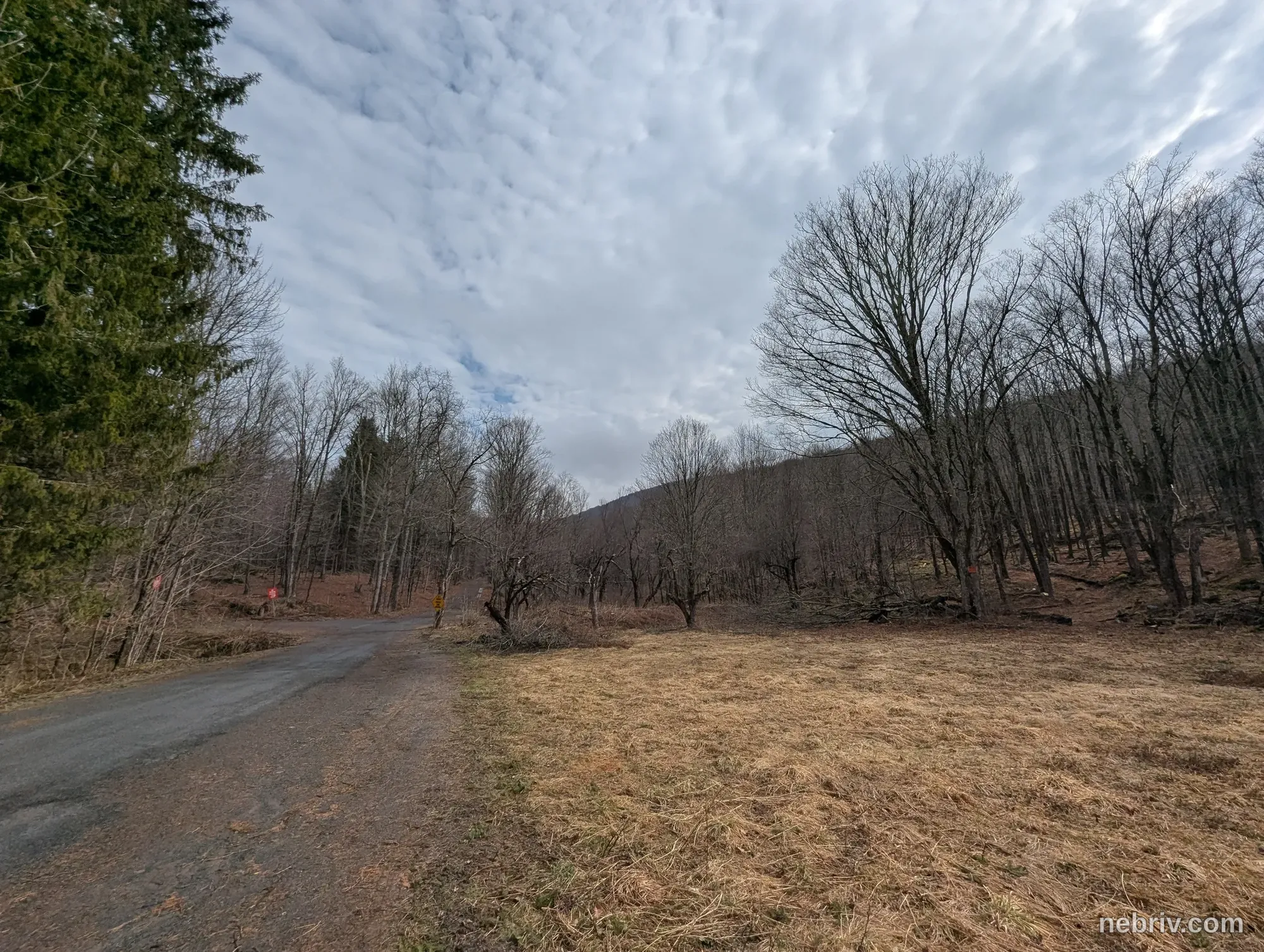 Photo of a map from Ben Virgilio with title Vly Mountain and Bearpen Trail