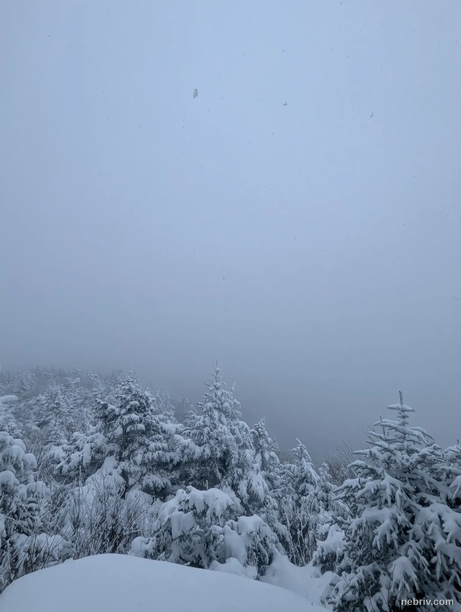 Photo of a map from Ben Virgilio with title West Kill Mountain to Buck Ridge Lookout